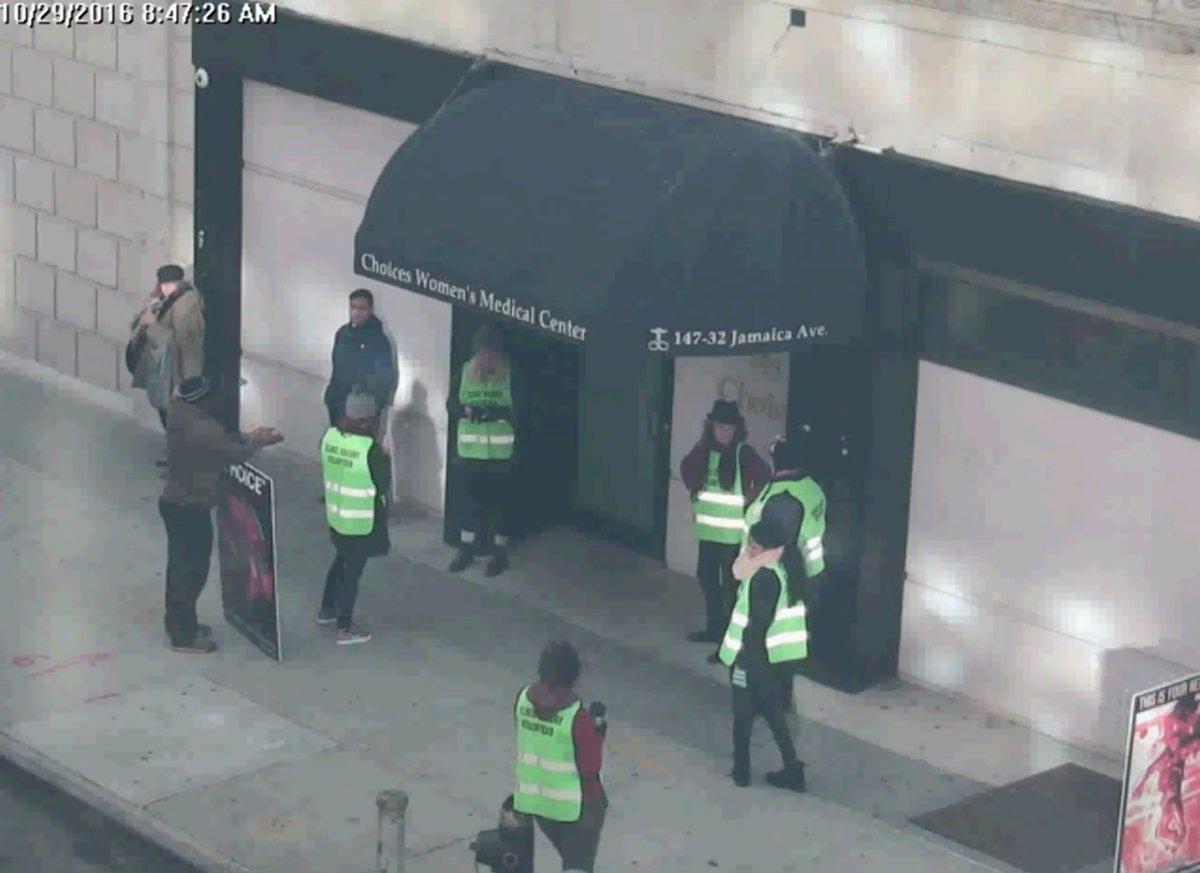JENAVIEVE HATCH FOR HUFFIEST; Volunteer Clinic Escort Supervisors Margot Garnick, Pearl Brady and Theresa White have spent the last year and a half working to build a case against anti-abortion protestors outside Choices in Queens.
