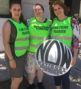 JENAVIEVE HATCH FOR HUFFPOST Volunteer Clinic Escort Supervisors Margot Garnick, Pearl Brady and Theresa White have spent the last year and a half working to build a case against anti-abortion protestors outside Choices in Queens.